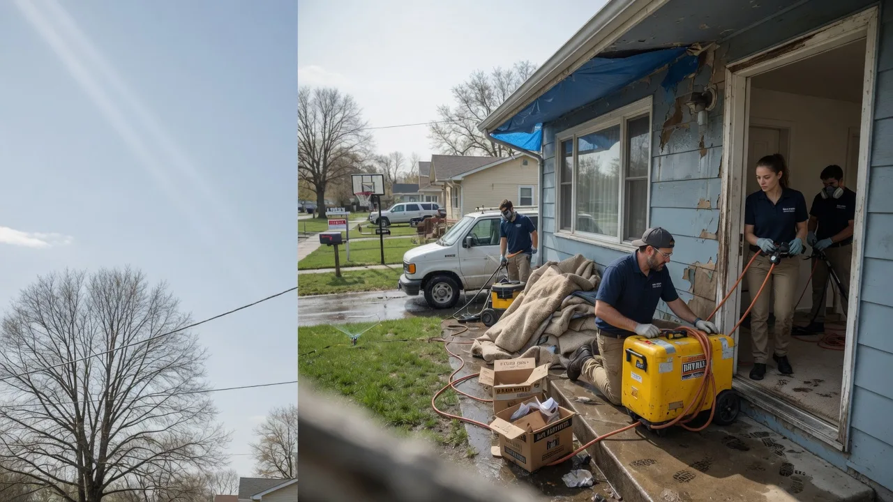 Basement Flood Cleanup in Walkerton, IN near me